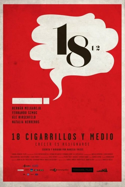 18 cigarrillos y medio